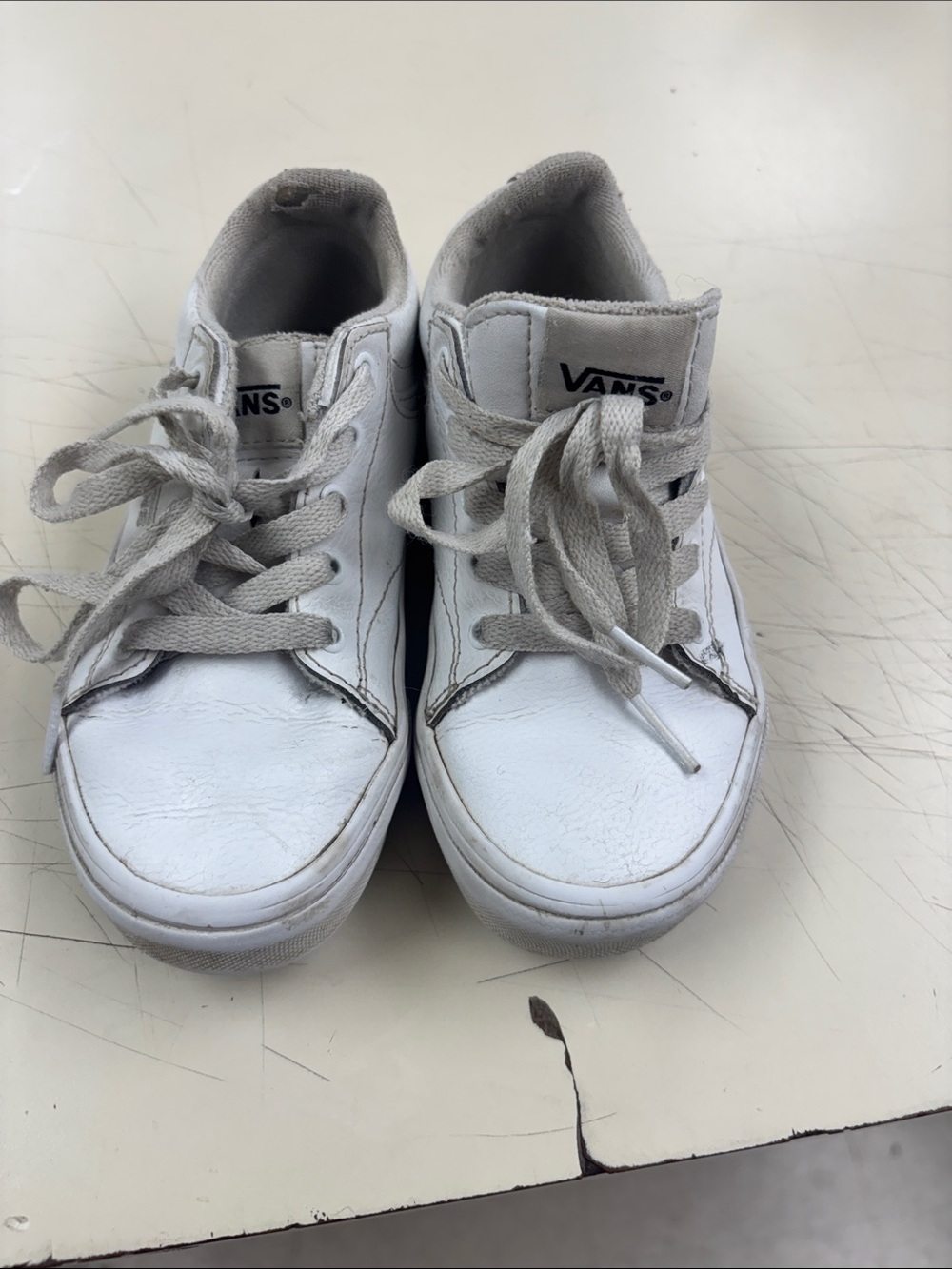 Vans Kids White High-Top Sneakers